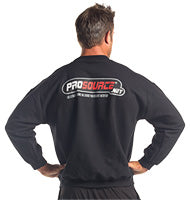 black ProSource Crewneck Sweatshirt backside large prosource logo