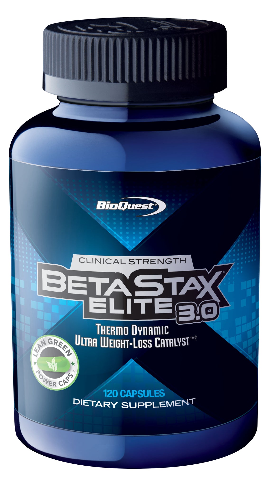 bioquest betastax elite 3.0 thermo dynamic ultra weight loss catalyst 120 lean green power caps