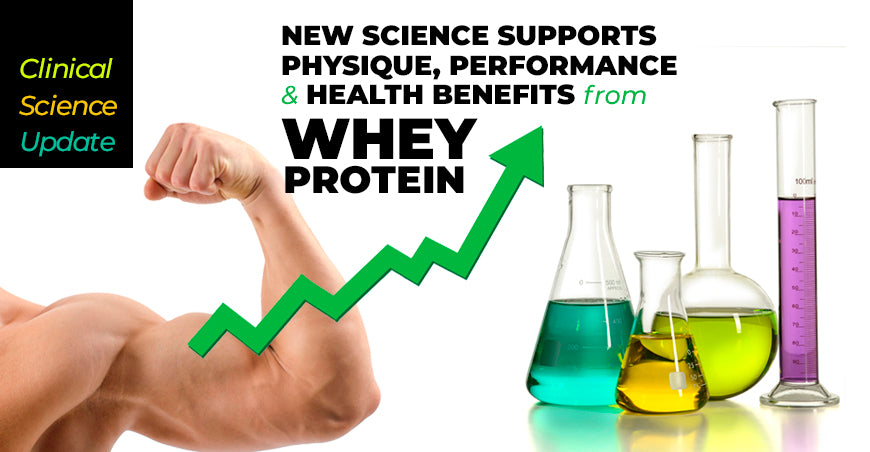 New Science Supports Physique, Performance and Health Benefits From Whey Protein