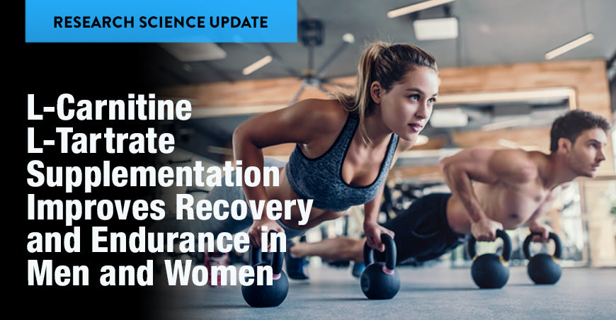 Research Science Update -- L-Carnitine L-Tartrate Supplementation Improves Recovery and Endurance in Men and Women
