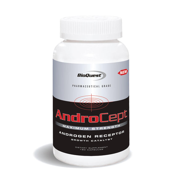 bioquest pharmaceutical grade androcept maximum strength androgen receptor growth catalyst 180 capsules 