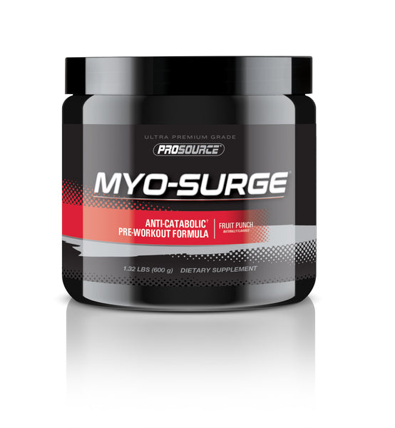 myo-surge anti-catabolic pre workout formula fruit punch