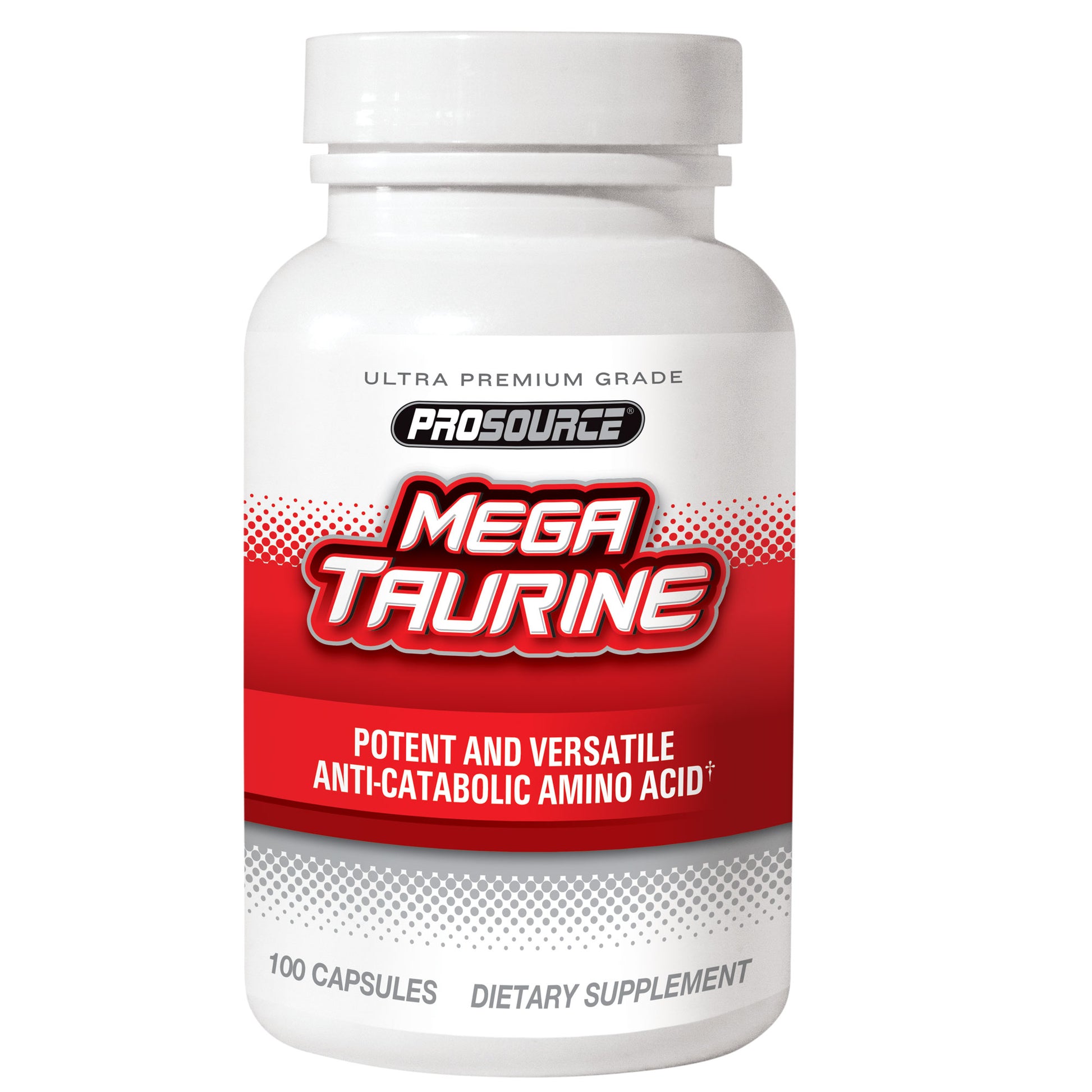 mega taurine potent and versatile anti-catabolic amino acid 100 capsules